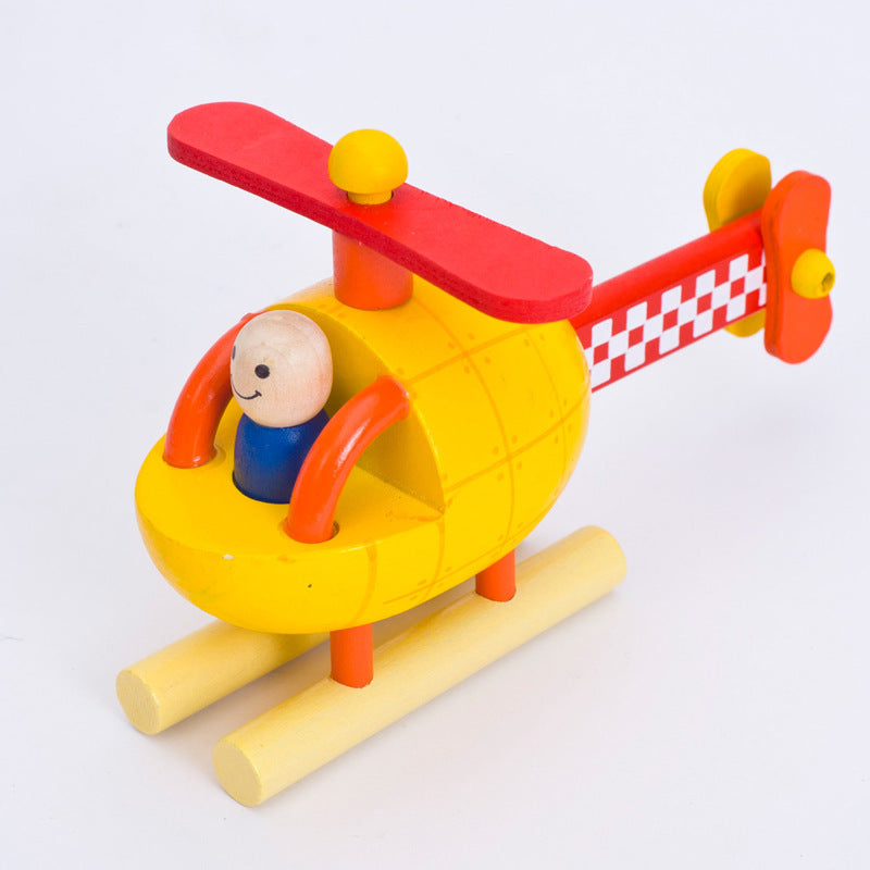 Wooden Aircraft Building Toy Set for Screen-Free Play