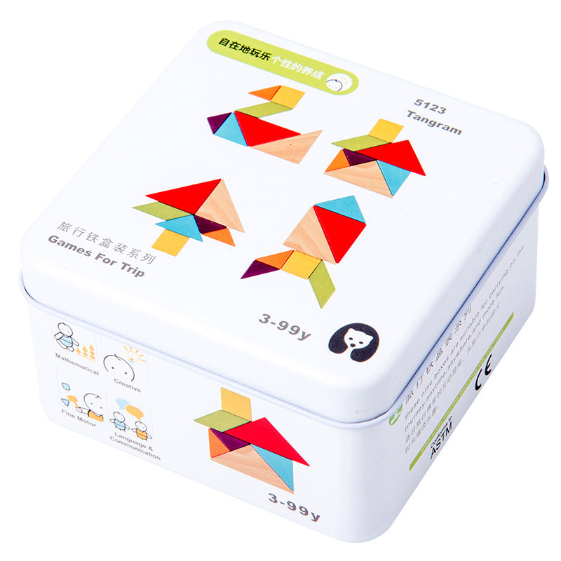 Travel Wooden Puzzle Toys for Creative Screen-Free Play