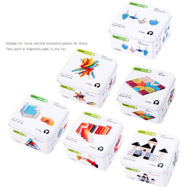 Travel Wooden Puzzle Toys for Creative Screen-Free Play
