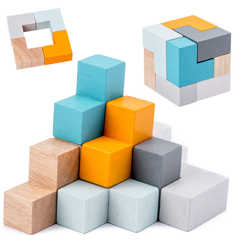 Travel Wooden Puzzle Toys for Creative Screen-Free Play