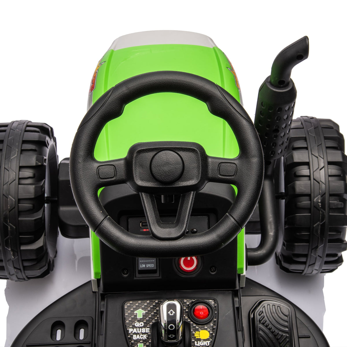 Children's Electric Tractor Toy With Remote Speed Control