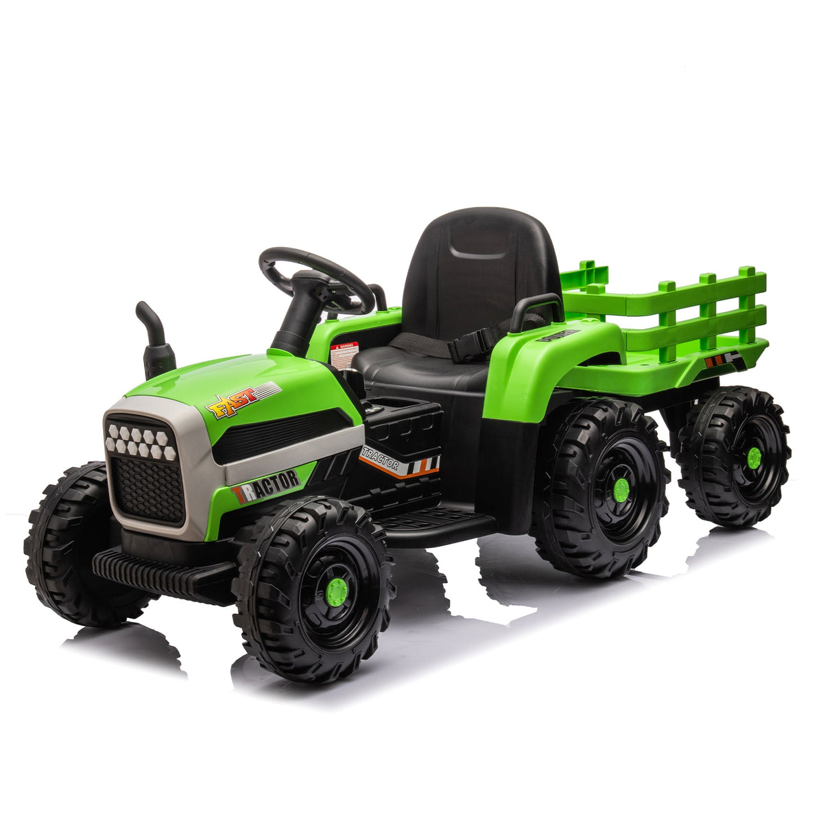 Children's Electric Tractor Toy With Remote Speed Control