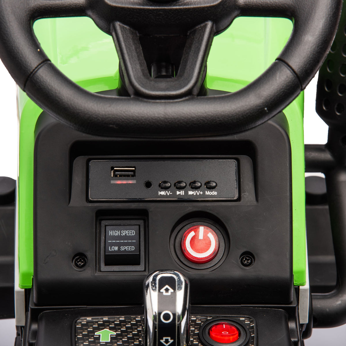 Children's Electric Tractor Toy With Remote Speed Control