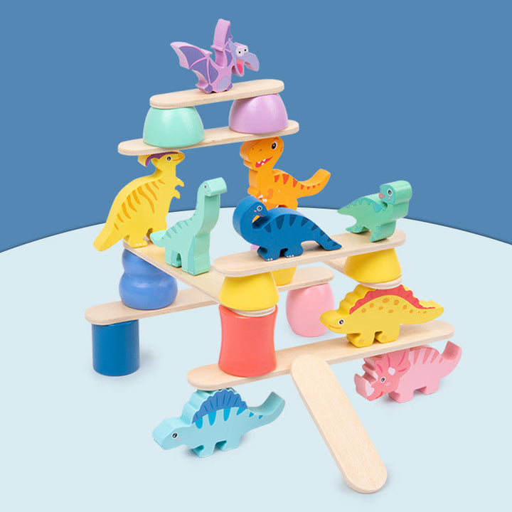 Dinosaur Stacking Balance Puzzle Toy for Creative Play