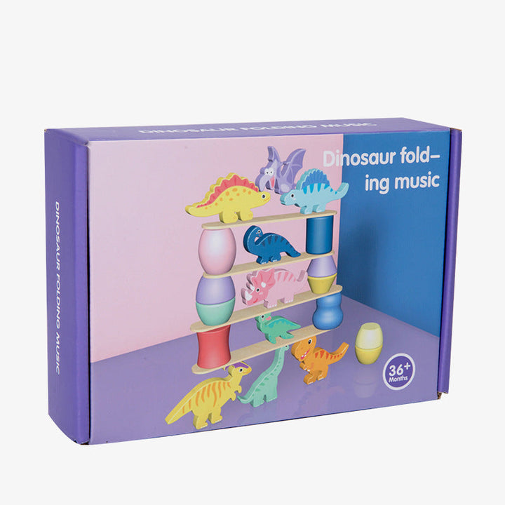 Dinosaur Stacking Balance Puzzle Toy for Creative Play