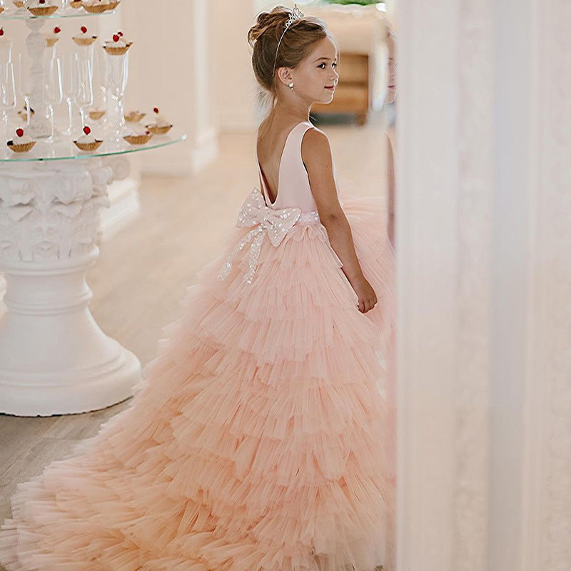 Girls' Princess Dress for Weddings and Celebrations