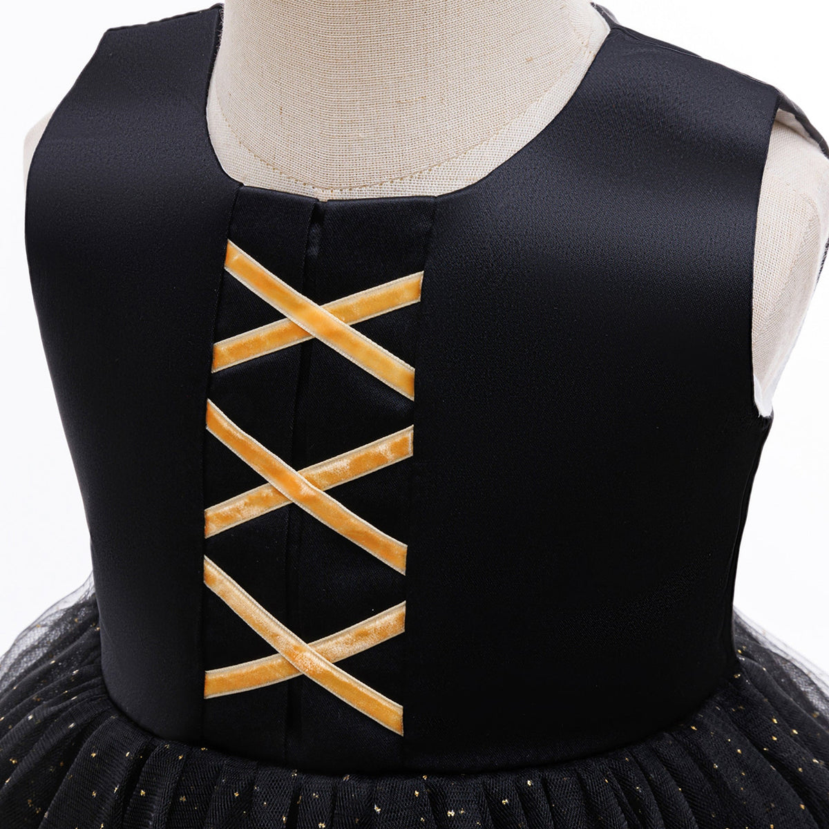 Girls Halloween Costume Dress With Twirl-Ready Tulle