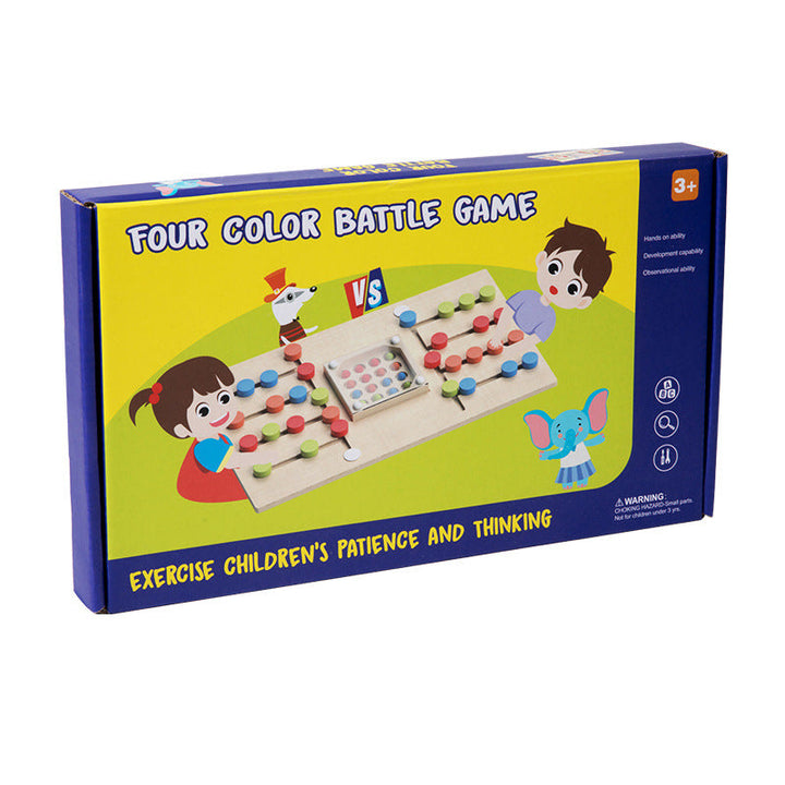 Color Maze Board Game for Screen-Free Thinking Play