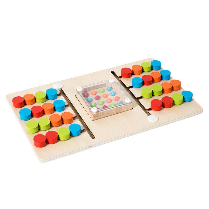 Color Maze Board Game for Screen-Free Thinking Play