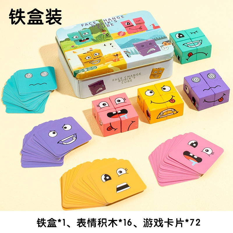 Kids Face Matching Puzzle for Screen-Free Learning