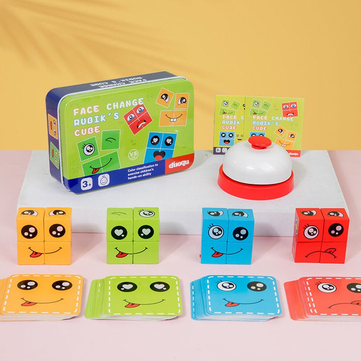 Kids Face Matching Puzzle for Screen-Free Learning