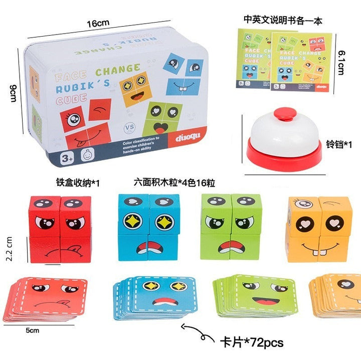 Kids Face Matching Puzzle for Screen-Free Learning