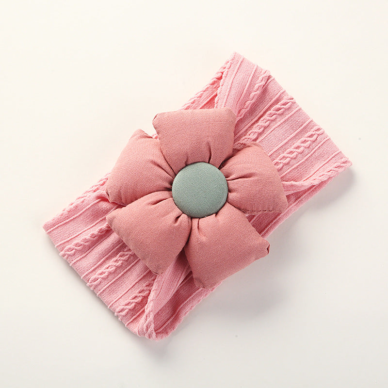 Baby Flower Headband Soft Non-Scratch Outfit Accessory