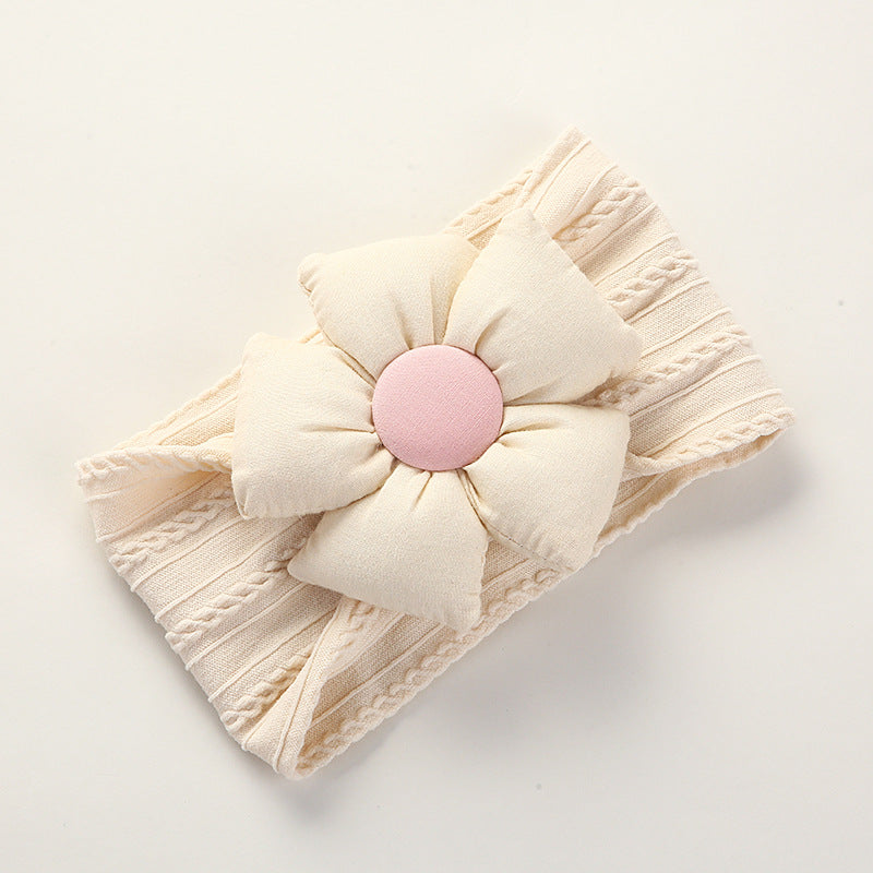 Baby Flower Headband Soft Non-Scratch Outfit Accessory