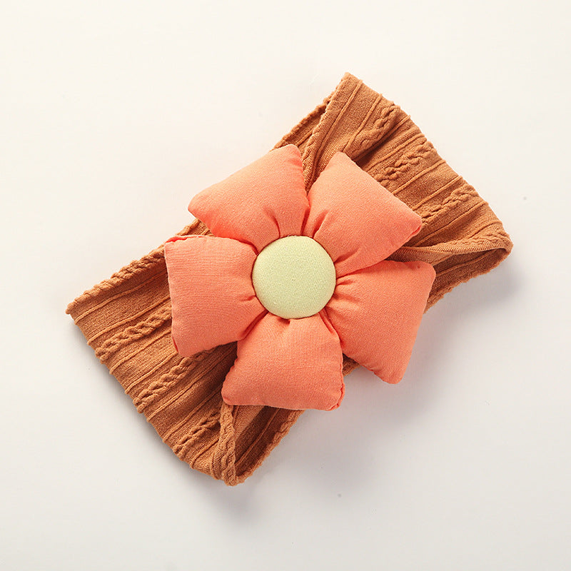 Baby Flower Headband Soft Non-Scratch Outfit Accessory