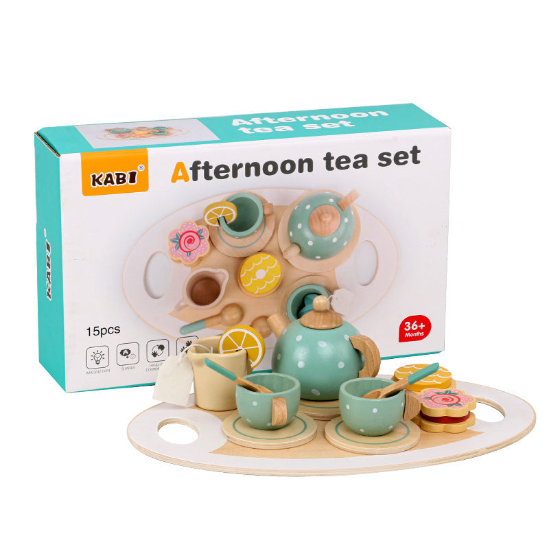 Wooden Tea Set for Kids: Imaginative Pretend Play