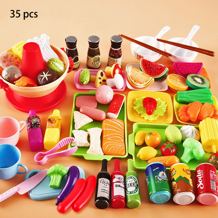 Pretend Kitchen Toy Set for Imaginative Cooking Play
