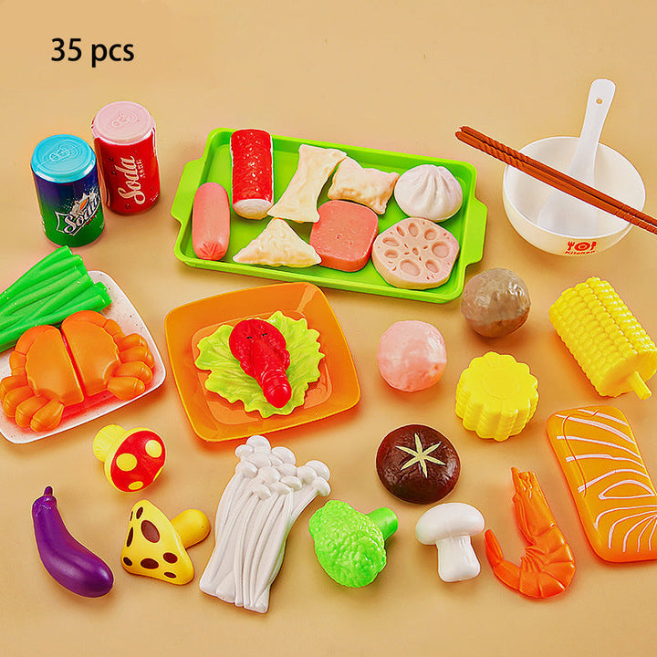 Pretend Kitchen Toy Set for Imaginative Cooking Play