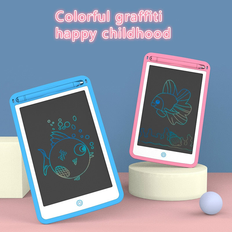 Kids LCD Writing Board Reusable No-Mess Drawing Pad