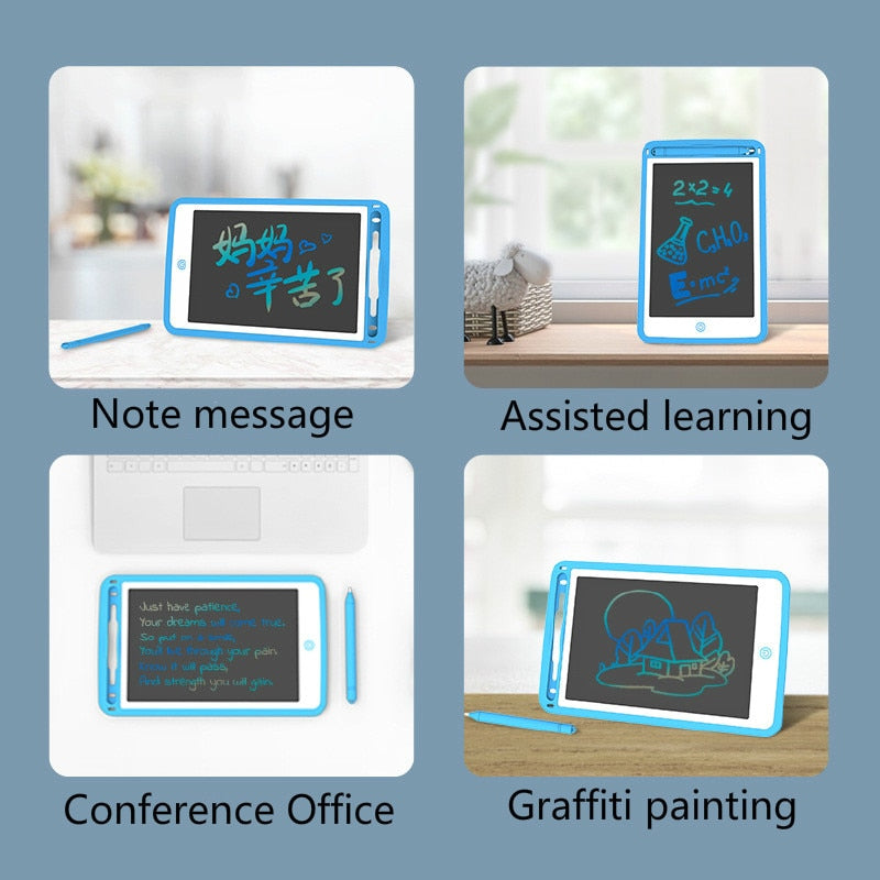 Kids LCD Writing Board Reusable No-Mess Drawing Pad