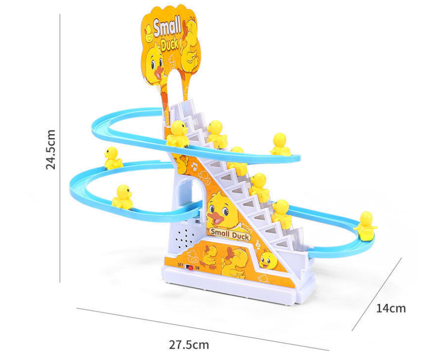 Baby Duck Track Toy with Music, Lights & Sliding Fun