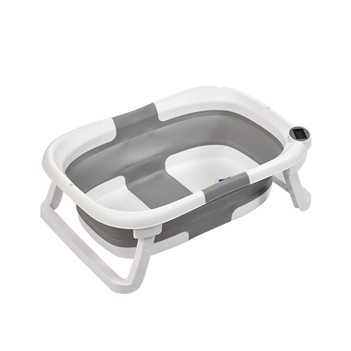 Foldable Baby Bathtub With Temperature Display