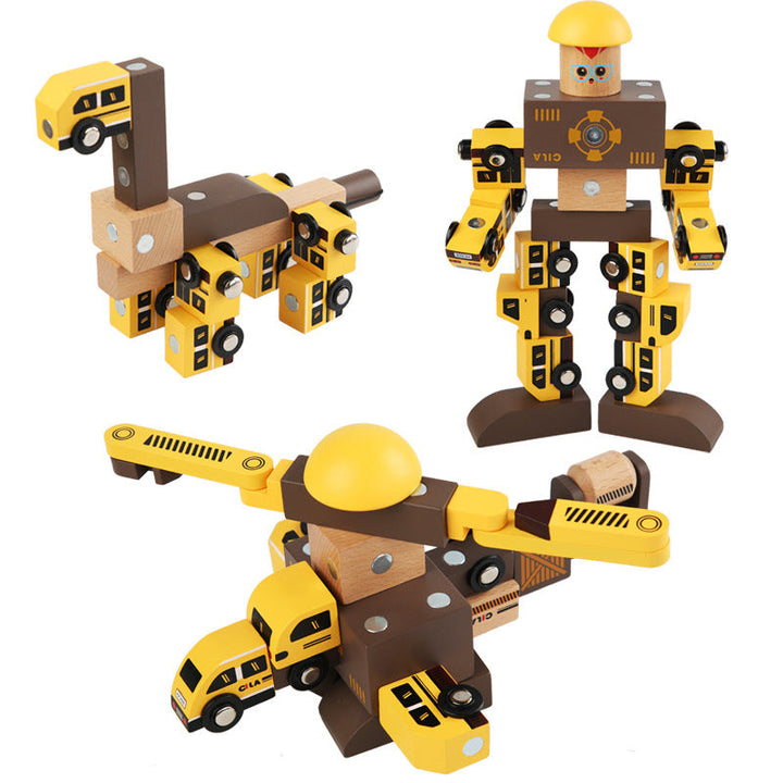 Magnetic Building Blocks for Creative Vehicle Play