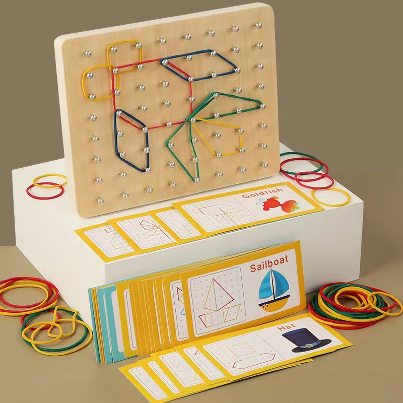 Montessori Math Pegboard Toy for Hands-On Learning