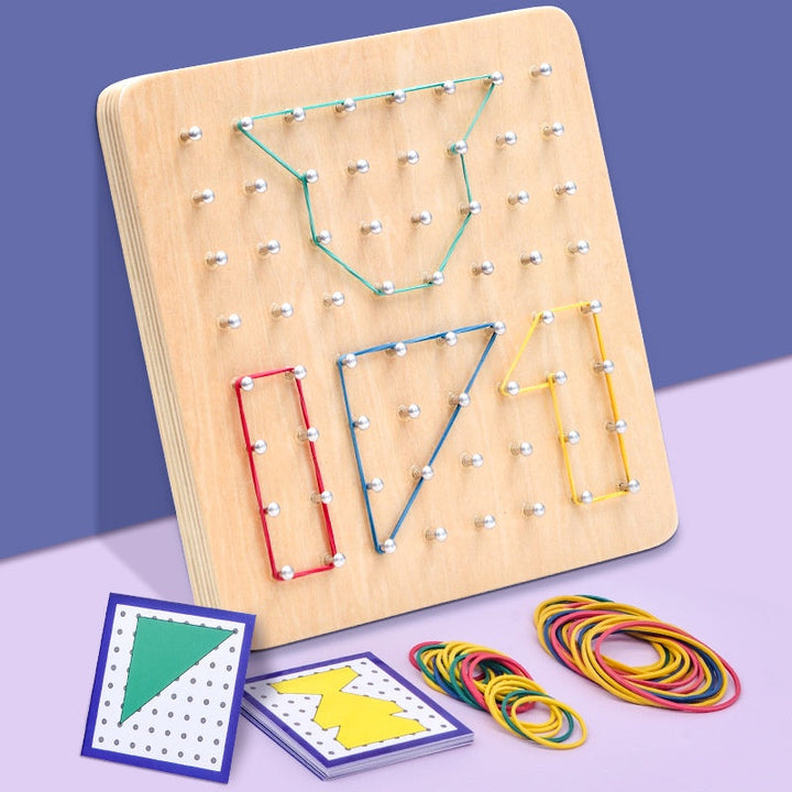 Montessori Math Pegboard Toy for Hands-On Learning
