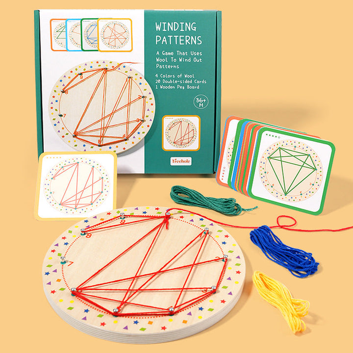 Montessori Peg Board Toy for Fine Motor Skills & Focus