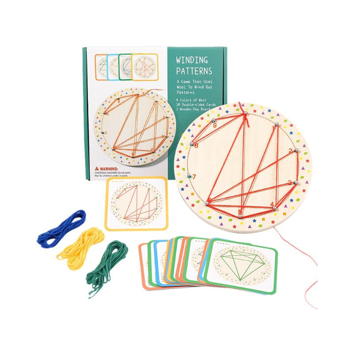 Montessori Peg Board Toy for Fine Motor Skills & Focus