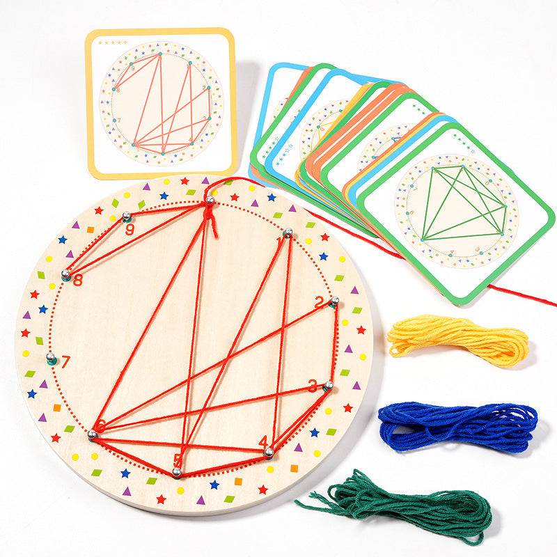 Montessori Peg Board Toy for Fine Motor Skills & Focus