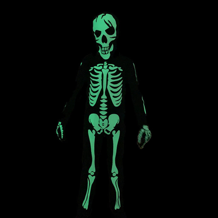 Children's Glow-in-the-Dark Skeleton Costume Outfit