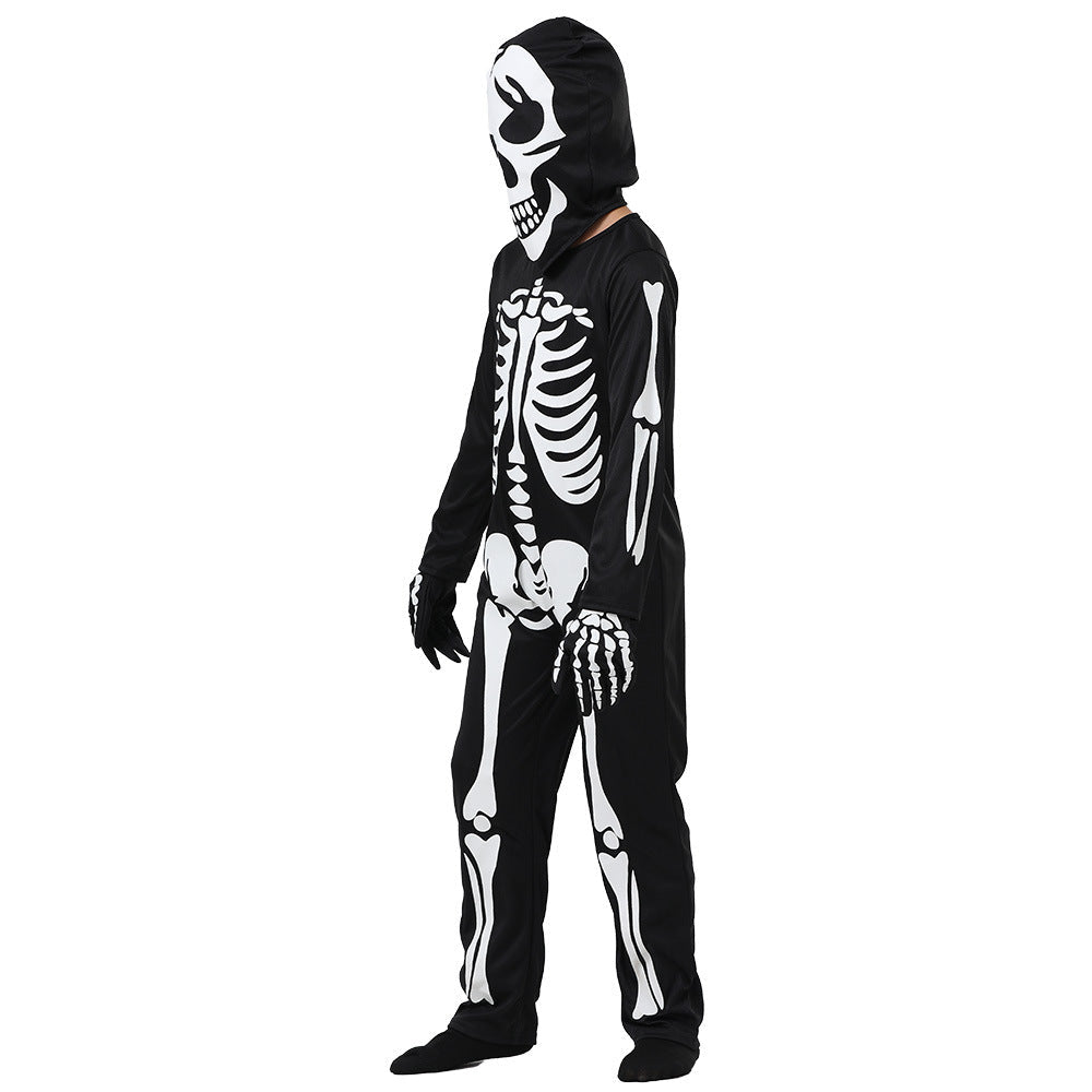 Children's Glow-in-the-Dark Skeleton Costume Outfit