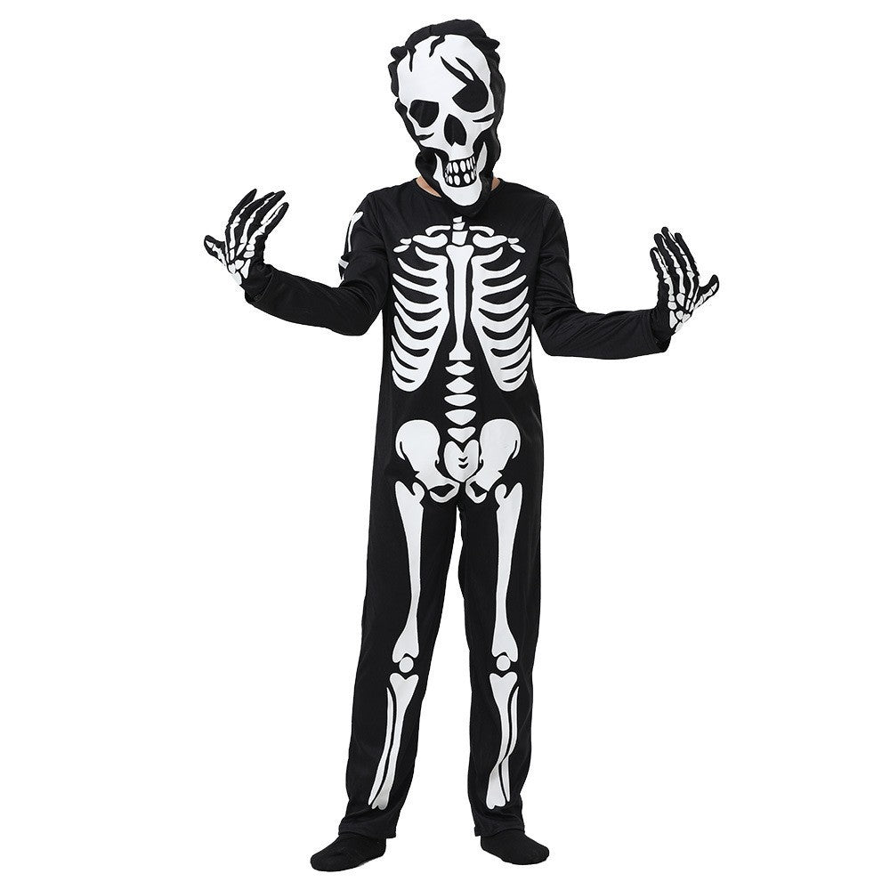 Children's Glow-in-the-Dark Skeleton Costume Outfit
