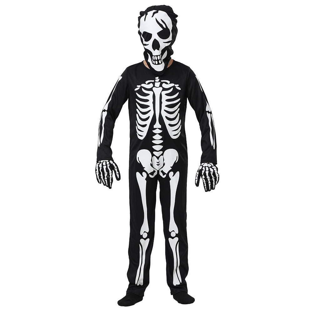 Children's Glow-in-the-Dark Skeleton Costume Outfit