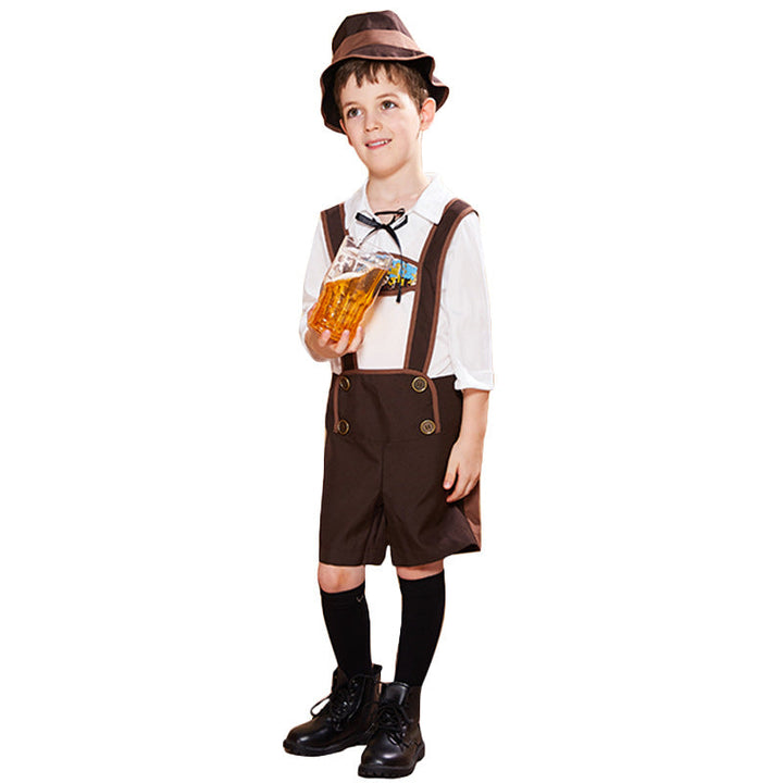 Children's Oktoberfest Costume Set With Alpine Hat