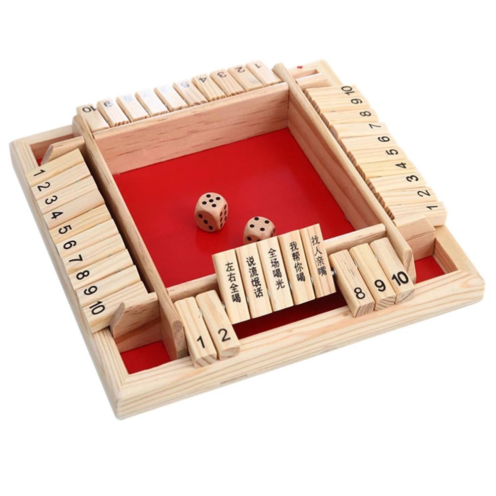 Children's Shut-the-Box Dice Game for Screen-Free Fun