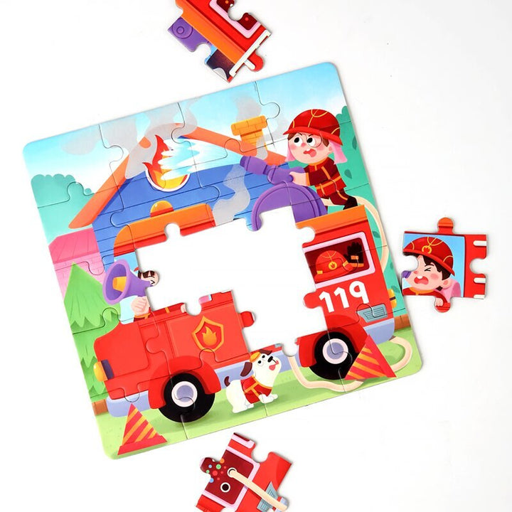Progressive Magnetic Puzzle Set for Kids Ages 3-6