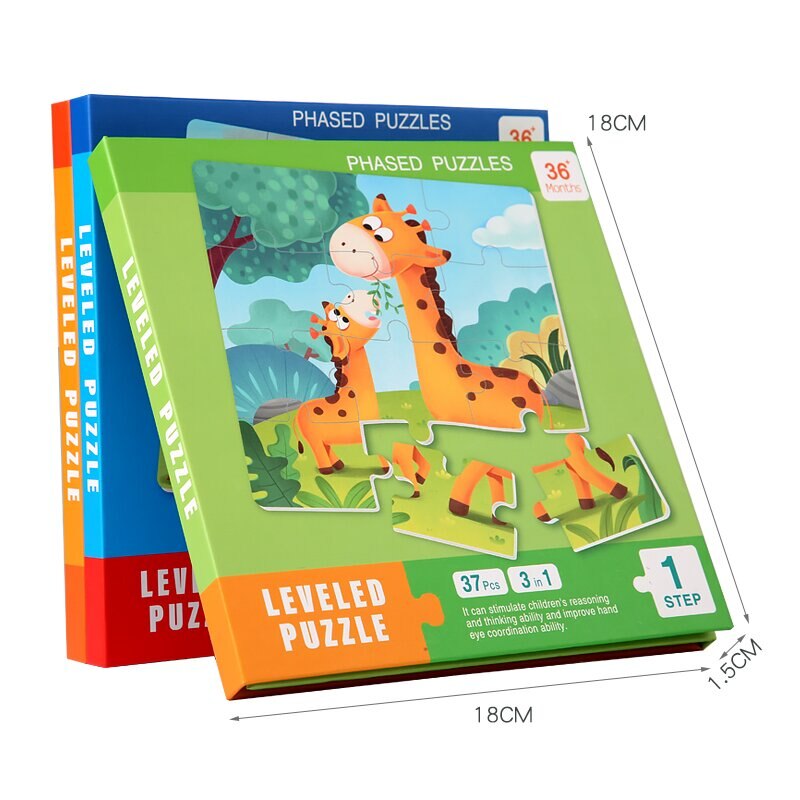 Progressive Magnetic Puzzle Set for Kids Ages 3-6