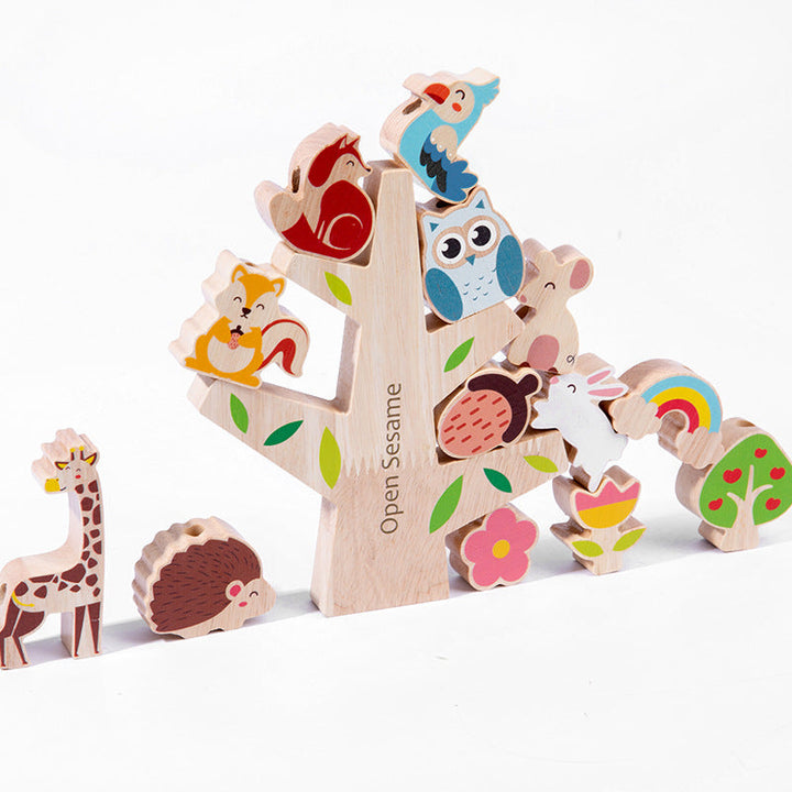 Wooden Montessori Puzzle Toy for Screen-Free Learning