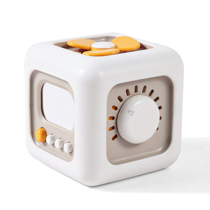 Montessori Activity Cube for Screen-Free Fine-Motor Play