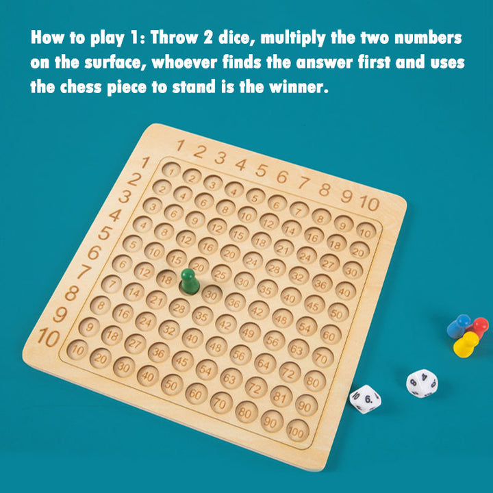 Multiplication Board Game for Fast, Fun Math Practice