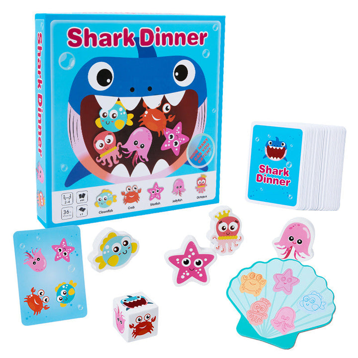 Kids Shark Feeding Game for Chopstick Skills & Fine Motor