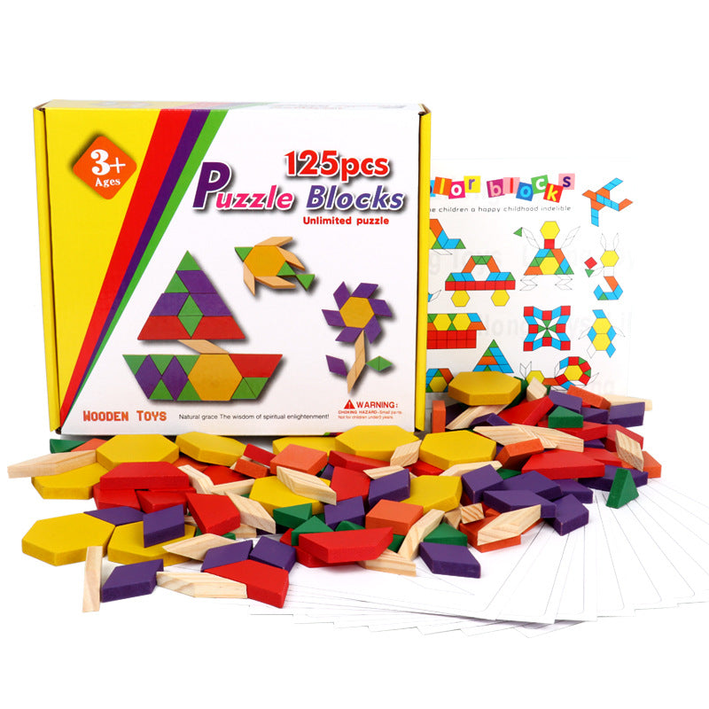 Wooden Tangram Puzzle Set for Creative Screen-Free Play