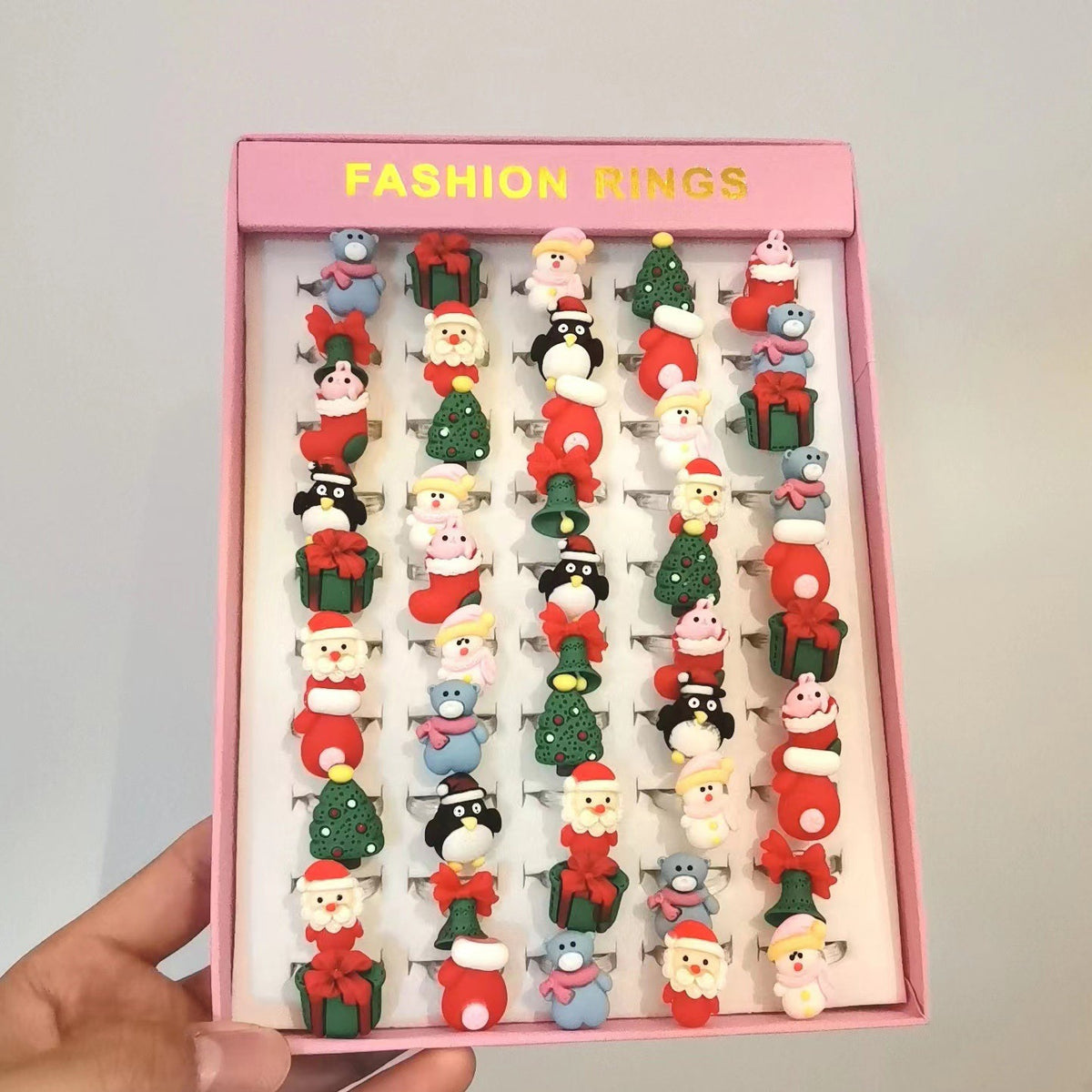 Children's Cartoon Ring Set for Colorful Dress-Up Fun