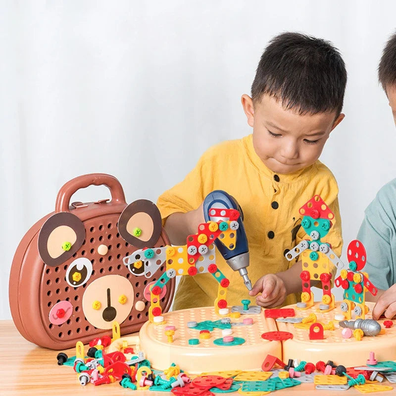 Children's Construction Toy Tool Box Set for STEM Play