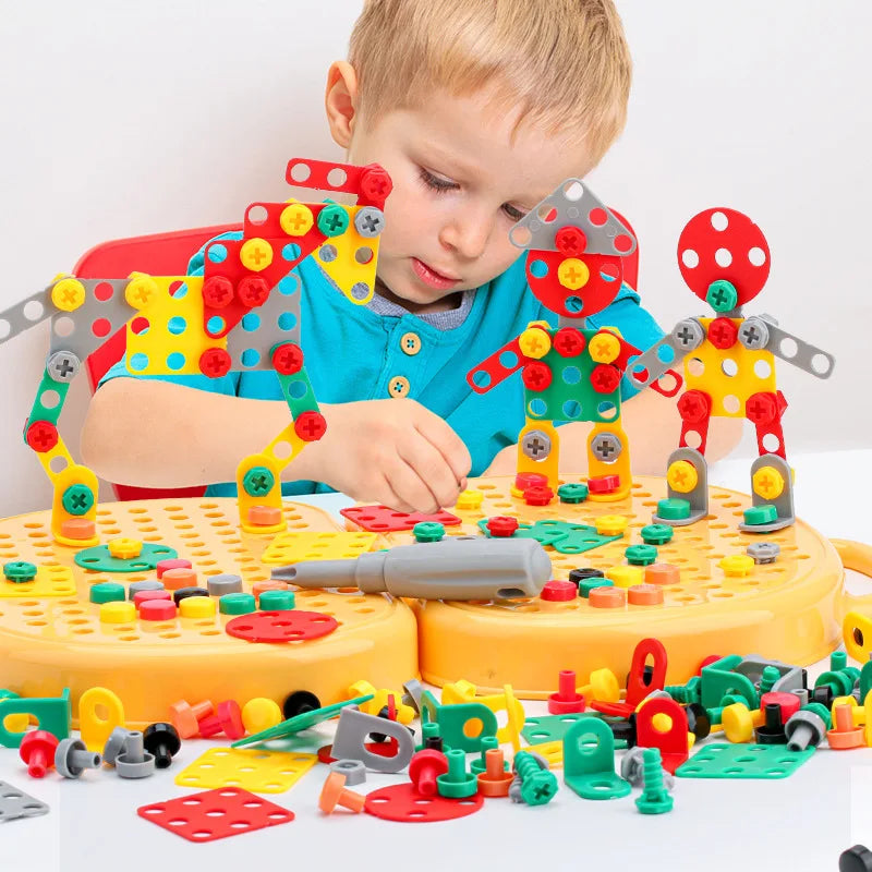 Children's Construction Toy Tool Box Set for STEM Play