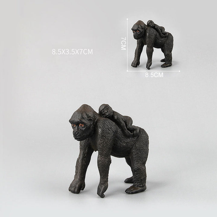 Wild Animal Figurine Set for Imaginative Jungle Play
