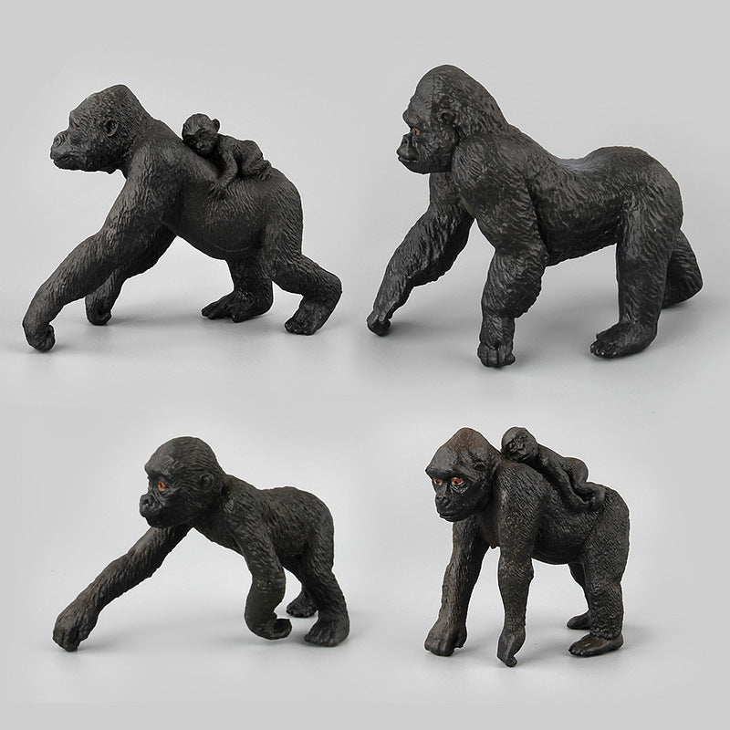 Wild Animal Figurine Set for Imaginative Jungle Play